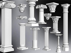 Одними из популярных украшений декора являются колонны и пилястры