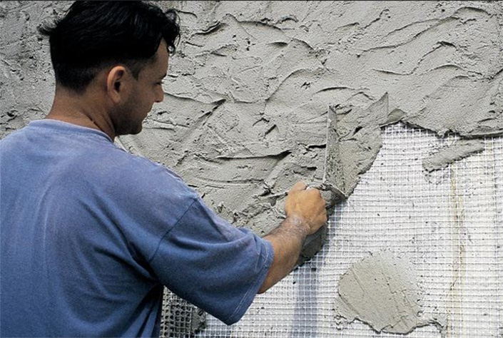 Оштукатуривание фасадных стен это декоративная отделка цементным раствором